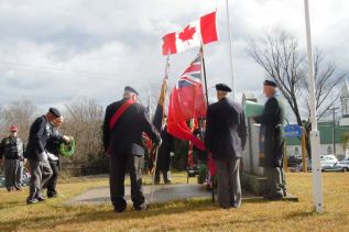 Northbrook Legion padre Harry Andringa led the Remembrance Day service that took place in Denbigh on November 1.